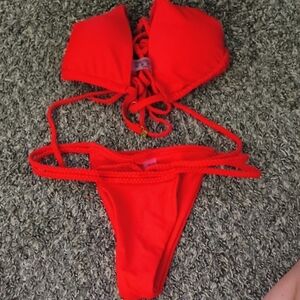 SHEIN Red Bikini Set